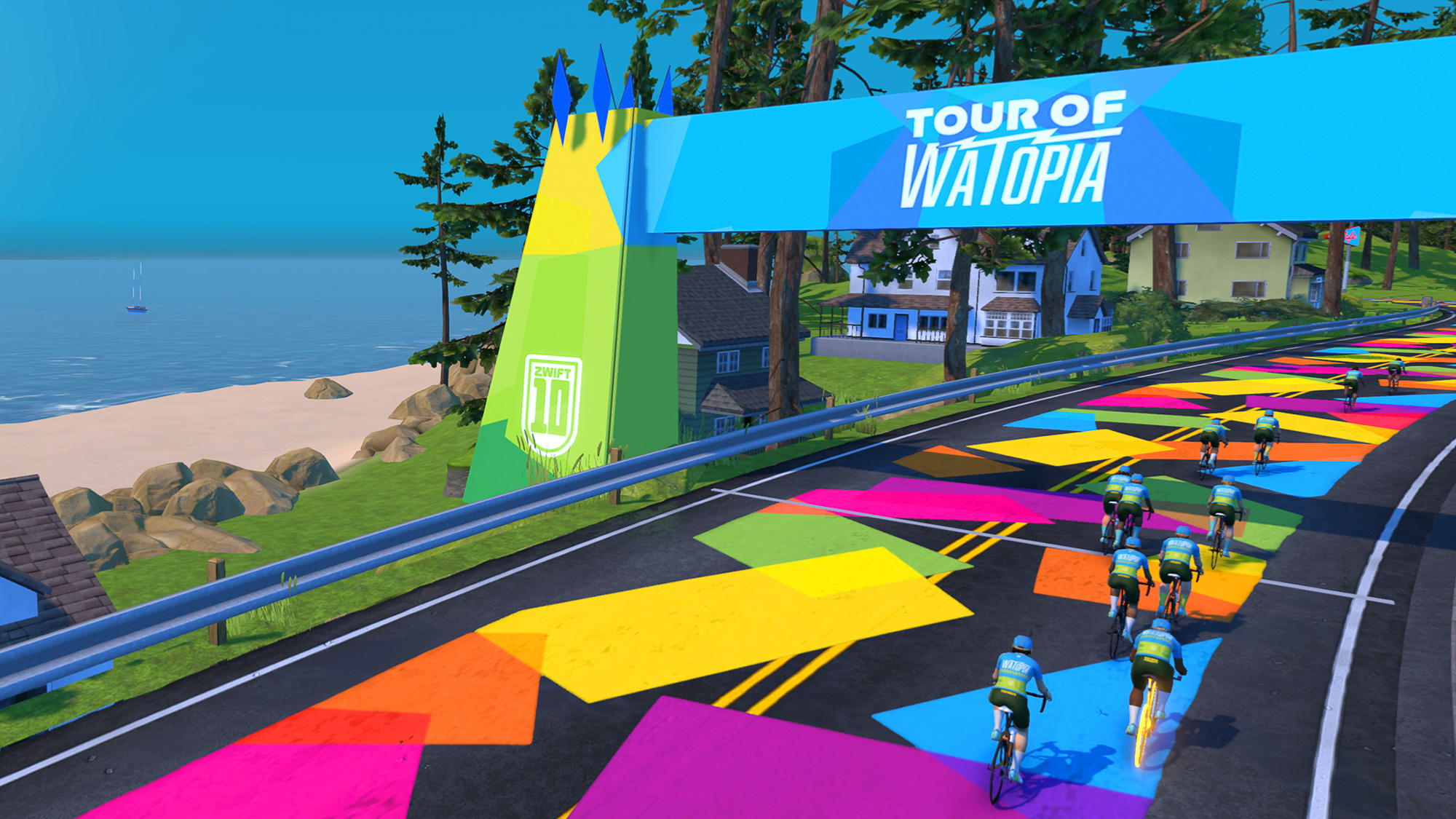 Zwift's 10Year Celebrations Continue With 2024 Tour of Watopia