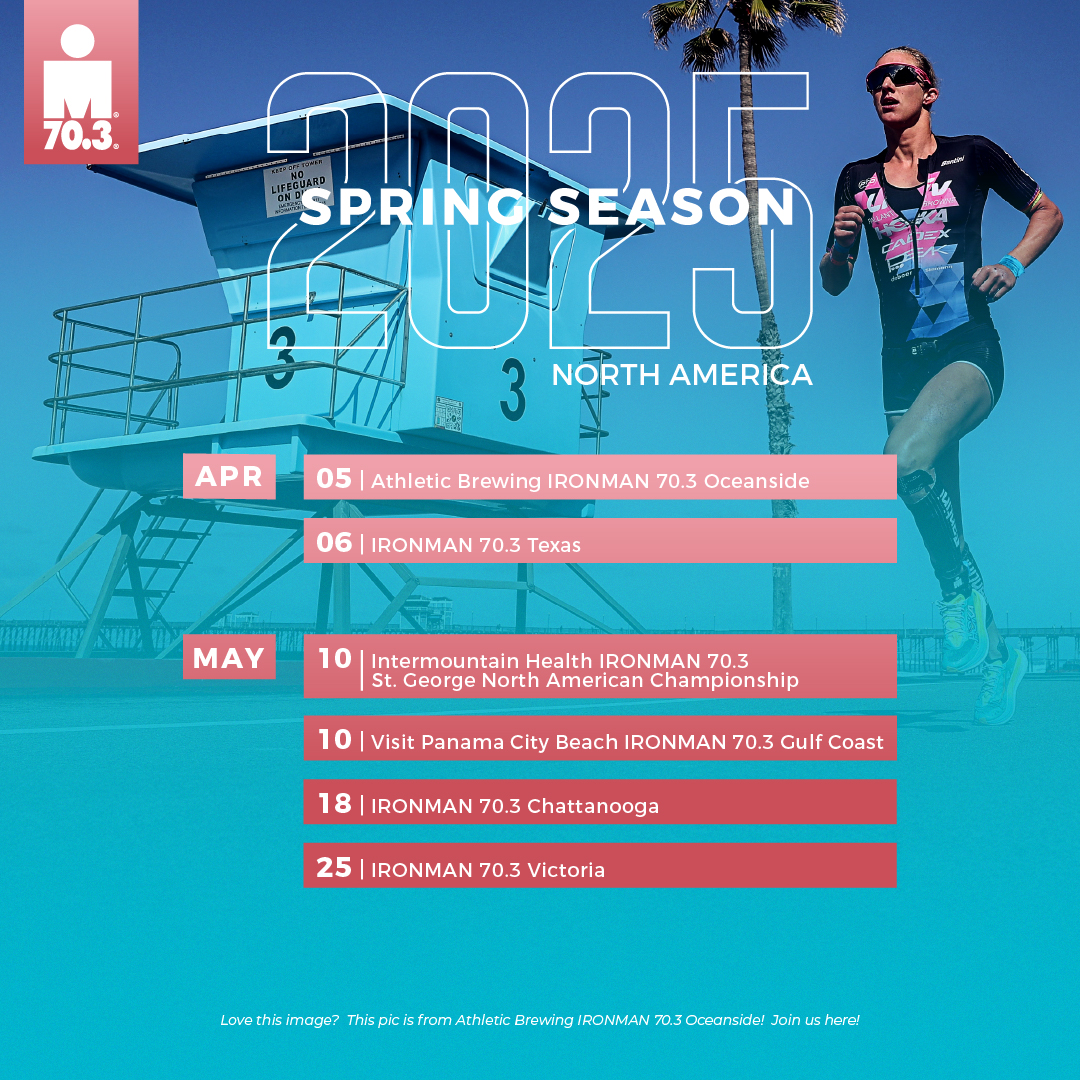 IRONMAN Launches Spring 2025 IRONMAN 70 3 Race Schedule