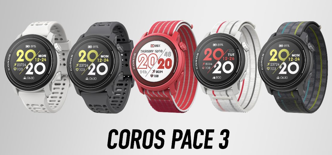 COROS - The super lightweight PACE 3 Track Edition has everything you need  to track your activities as you train. With 38 hours of standard GPS, 24  days of continuous use, seamless